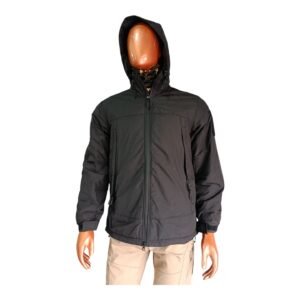 Chaqueta Acolchada Termica  con capucha Negra (Talla M)