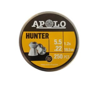 Lata de diabolos APOLO HUNTER x250 uds (1.2g/18.5gr) (5.5mm)