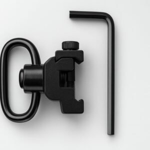 Argolla/enganche QD giratoria de rifle para sujetar SLINGA para riel picatinny