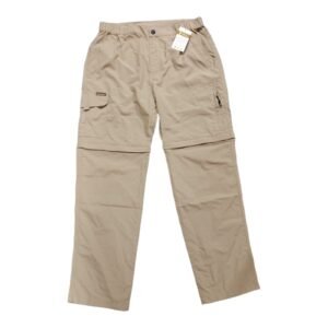 Pantalon Caqui con Cremallera en Rodilla para Transformarse en Bermuda ( 2XL)