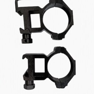 SOPORTE/BASE/ANILLAS DE MONTAJE PARA MIRA TELESCÓPICA RIEL 20 mm, alta 20mm y orificio de 30 mm