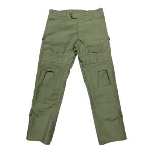 PANTALON VERDE TACTICO CON RODILLERA MODULAR DESMONTABLE (TALLA XL)
