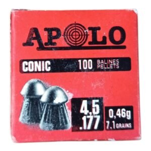 Lata de diabolos APOLO X 100 uds (0.46 g/7.1gr) (4.5mm)